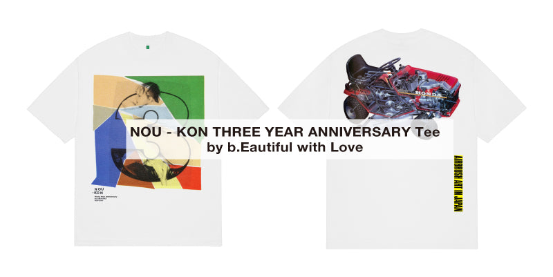 NOU - KON THREE YEAR ANNIVERSARY Tee by b.Eautiful with Love