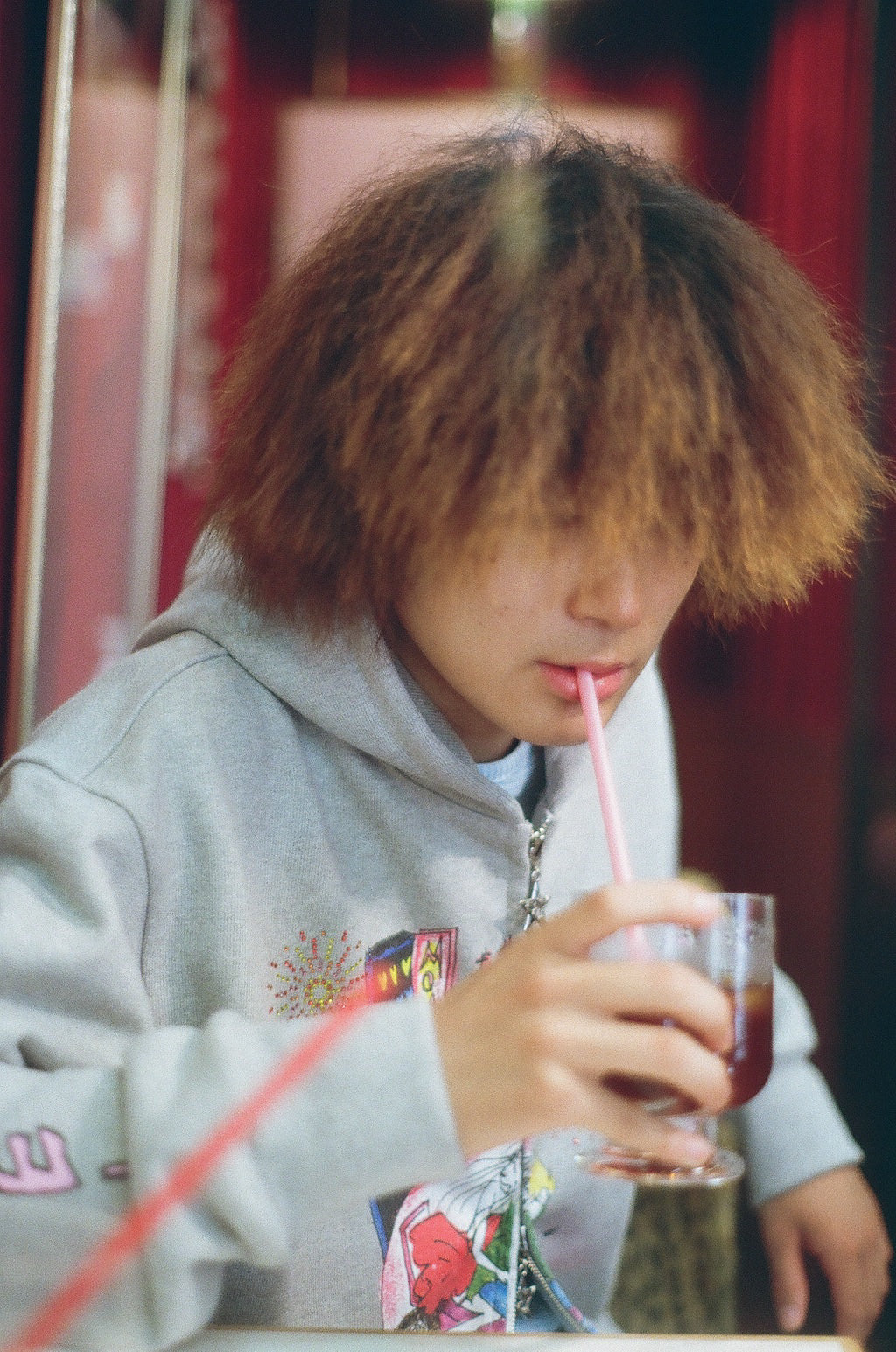 LOVE CITY DRIVE HOOD ｜GRAY
