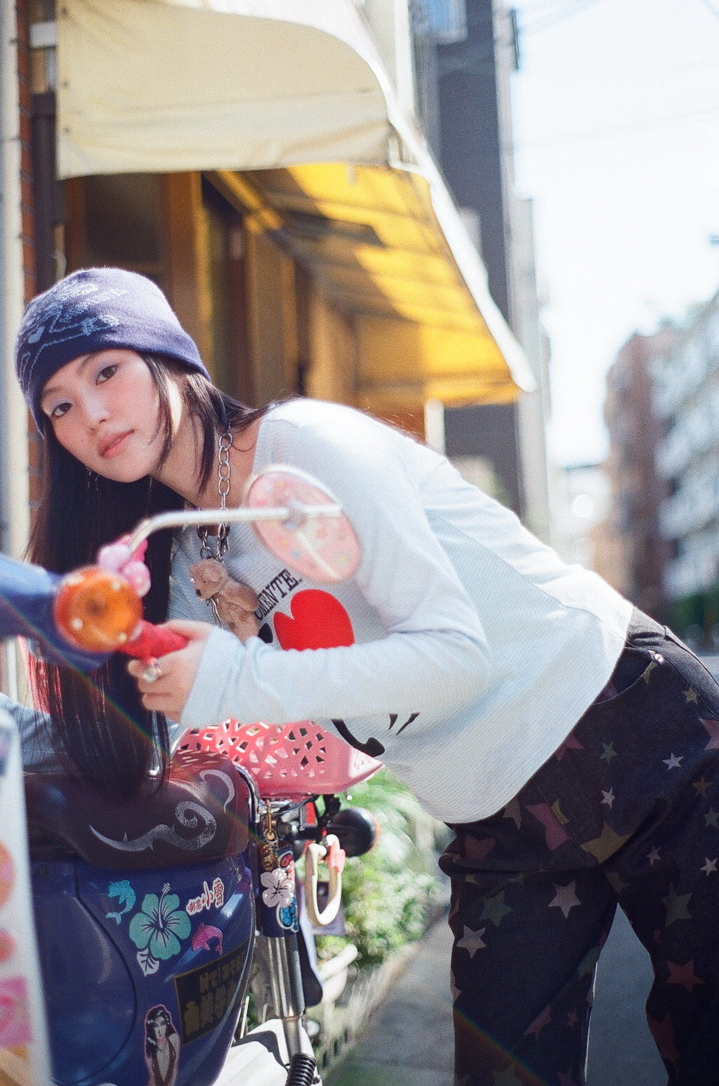 MOMENTEL LOVE KNIT BEANIE｜NAVY