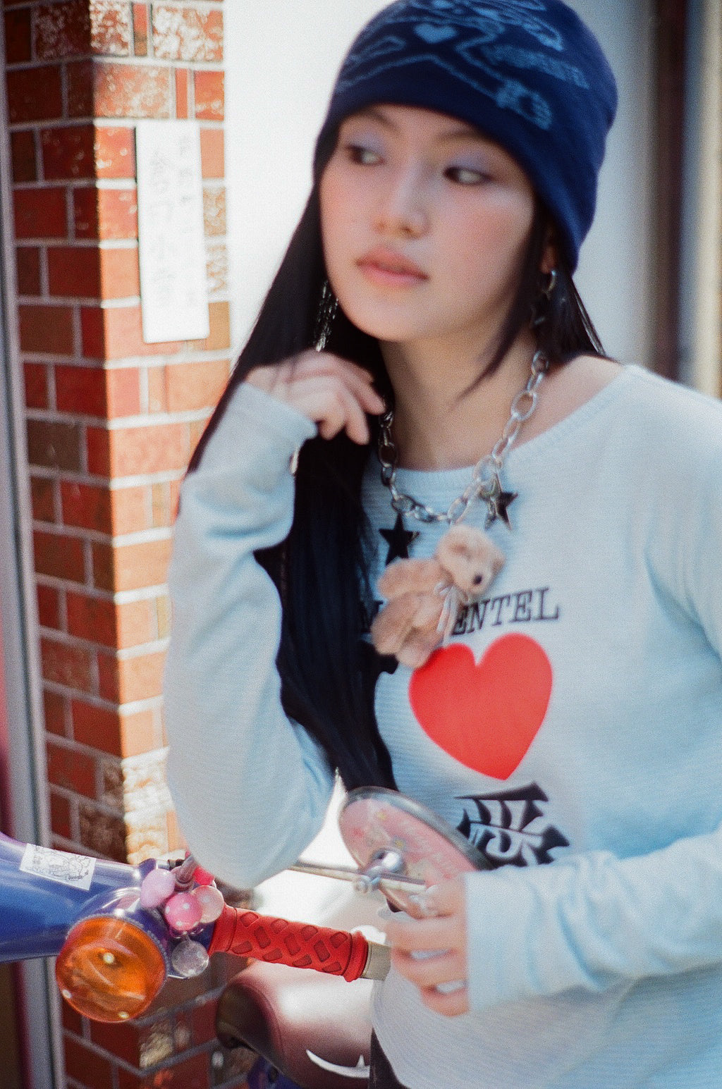 MOMENTEL LOVE KNIT BEANIE｜NAVY