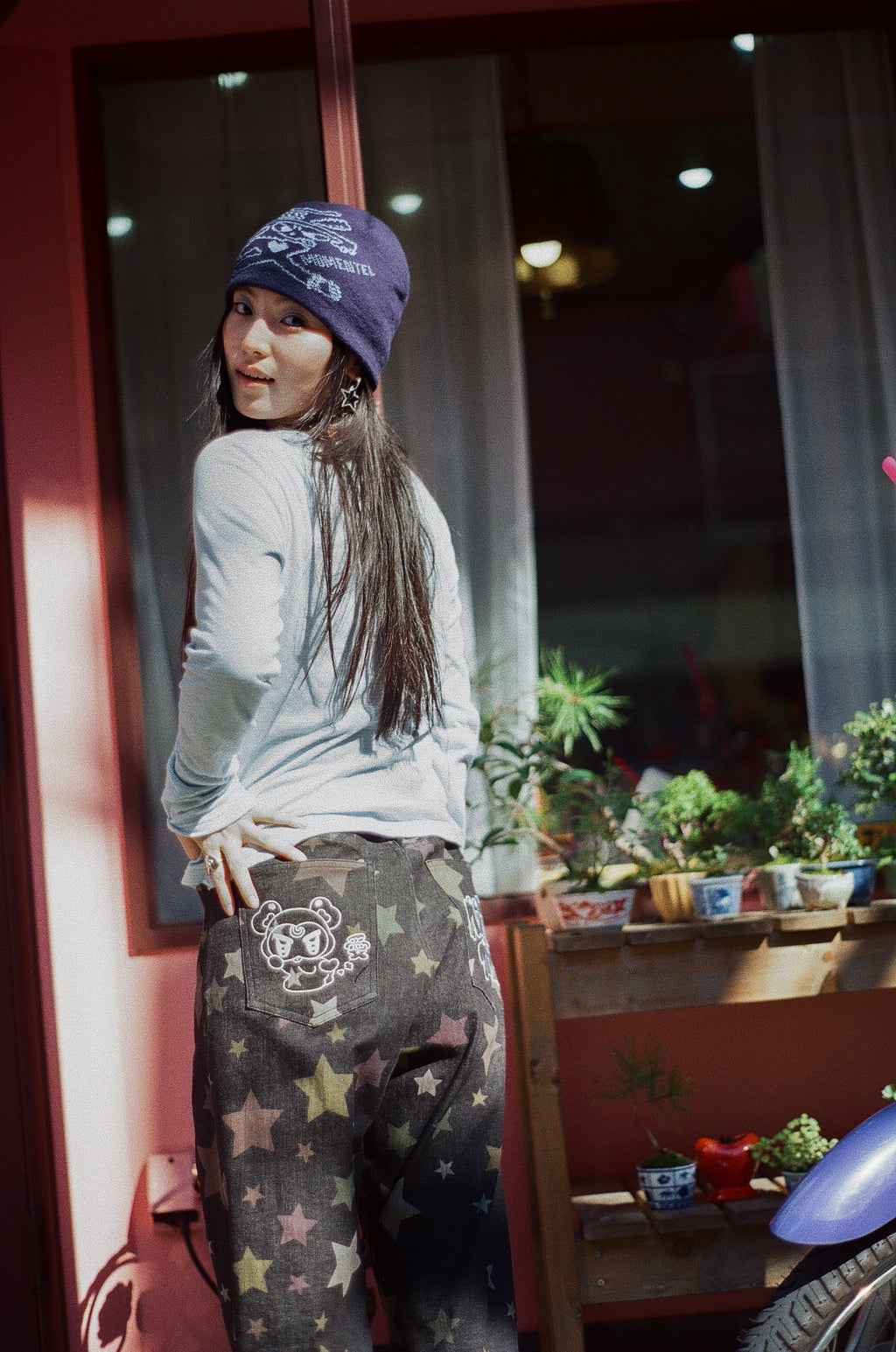 MOMENTEL LOVE KNIT BEANIE｜NAVY