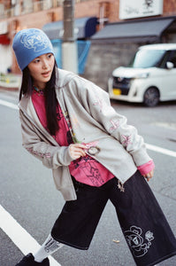 LOVE CITY DRIVE HOOD ｜GRAY