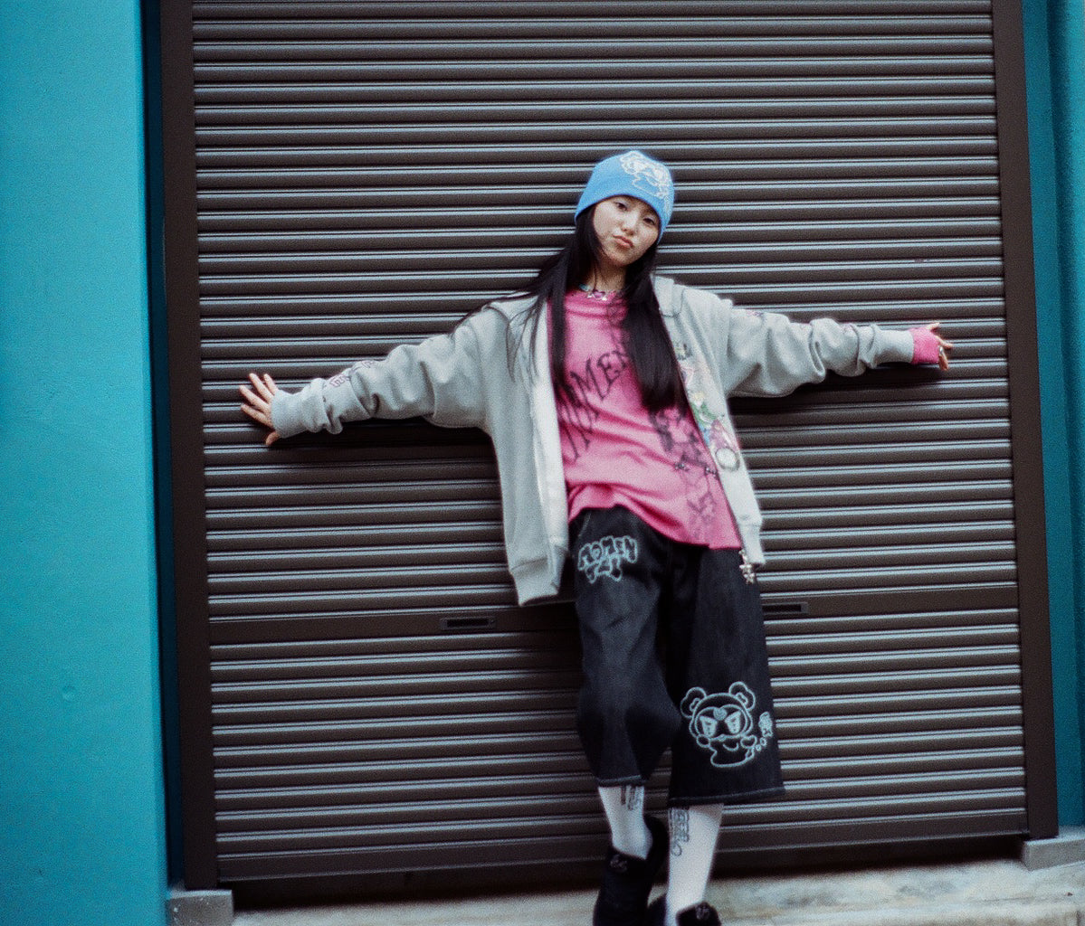 LOVE CITY DRIVE HOOD ｜GRAY
