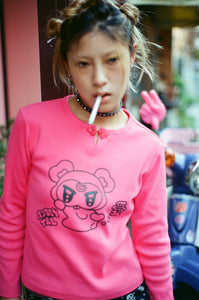 MOMENTEL BABY T-SHIRT｜HOT PINK