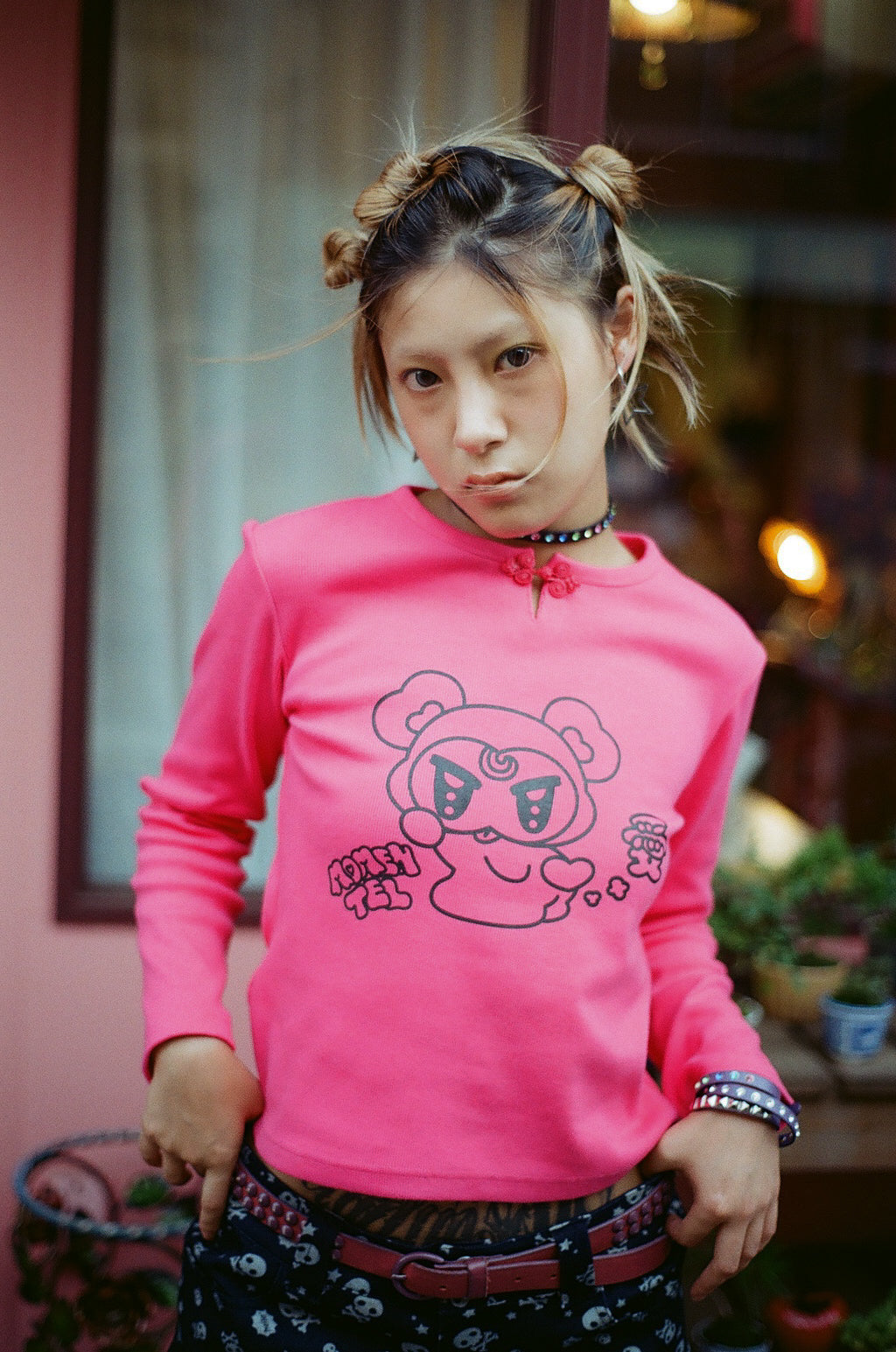 MOMENTEL BABY T-SHIRT｜HOT PINK