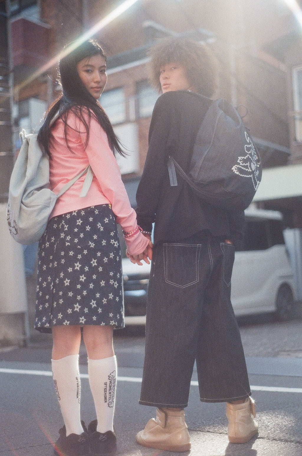 STAR LOVE CITY DENIM SKIRT