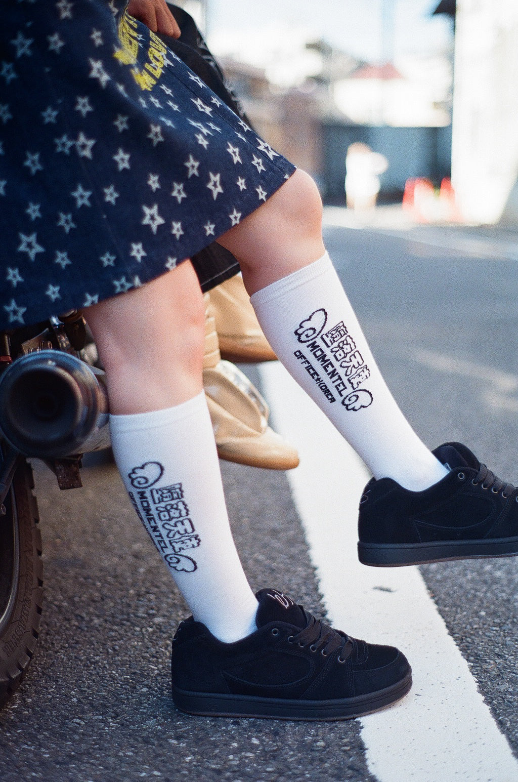 STAR LOVE CITY DENIM SKIRT