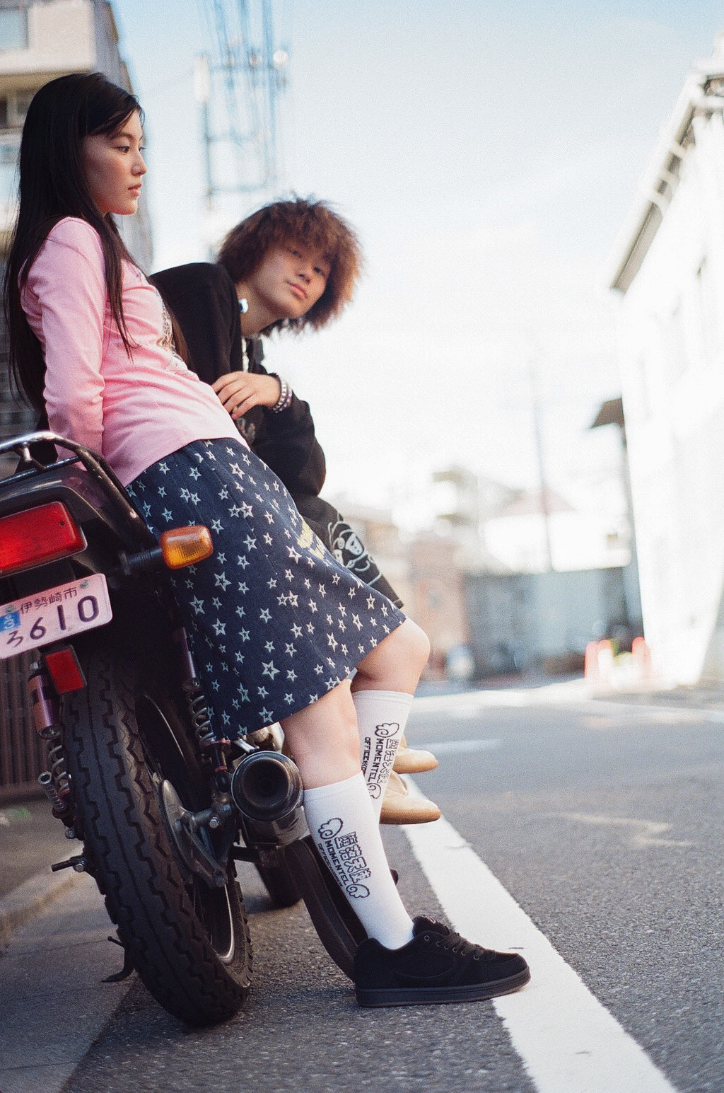 STAR LOVE CITY DENIM SKIRT