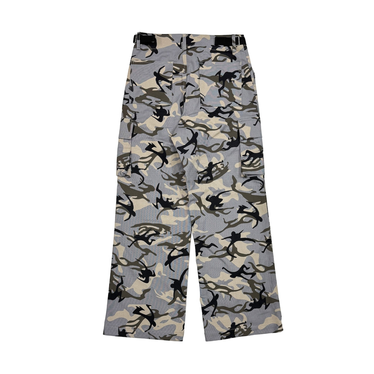 DANCING CAMOUFLAGE CARGO TROUSERS｜GRAY