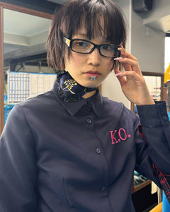 CUBIC RIBBON LIP AND EAR CUFF