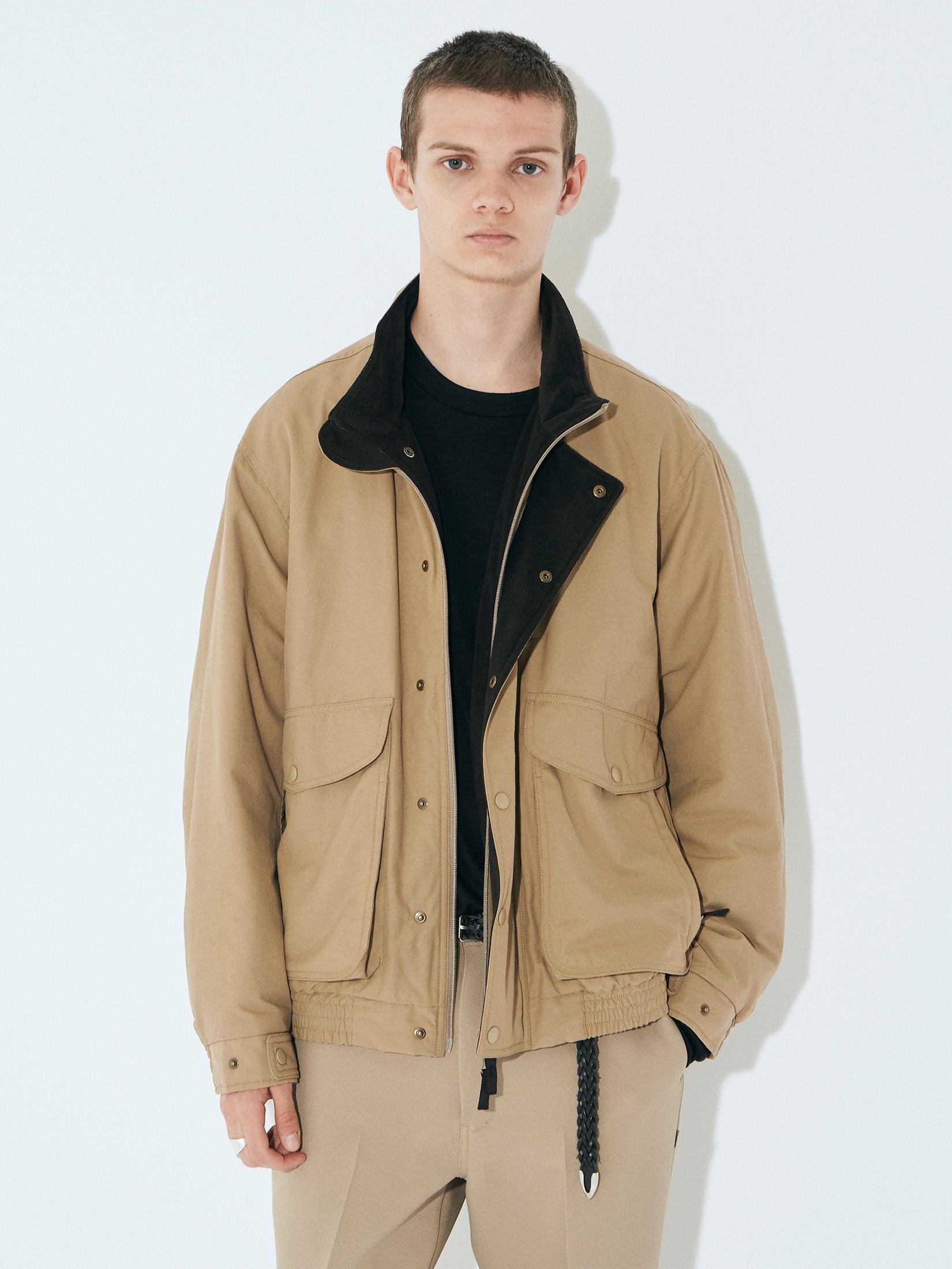FLEECE LINED JACKET｜KHAKI