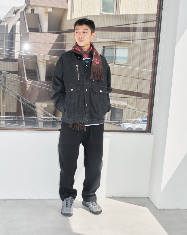 TRUCKER BLOUSON｜BLACK