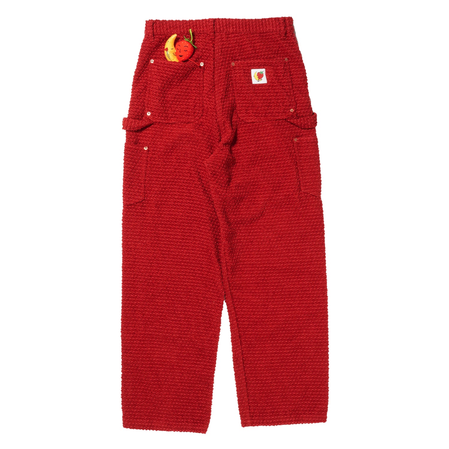 STRAWBERRY DOUBLE KNEE PANTS｜RED – NOU-KON