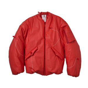BALLOON BOMBER JACKET｜RED
