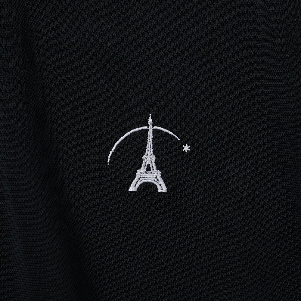 VINTAGE EFFECT TRACK JACKET｜BLACK