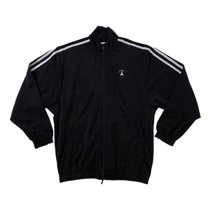 VINTAGE EFFECT TRACK JACKET｜BLACK