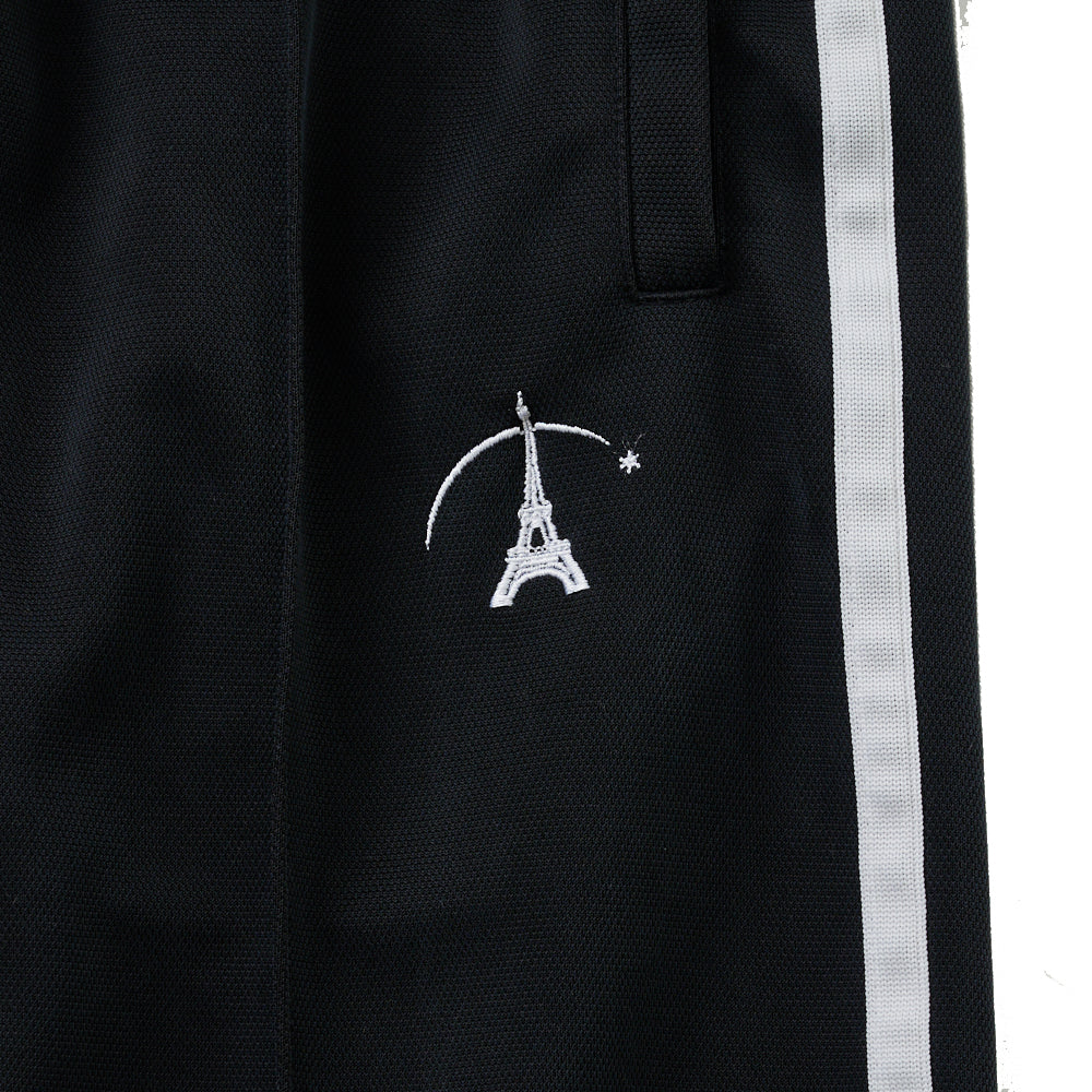 VINTAGE EFFECT TRACK PANT｜BLACK