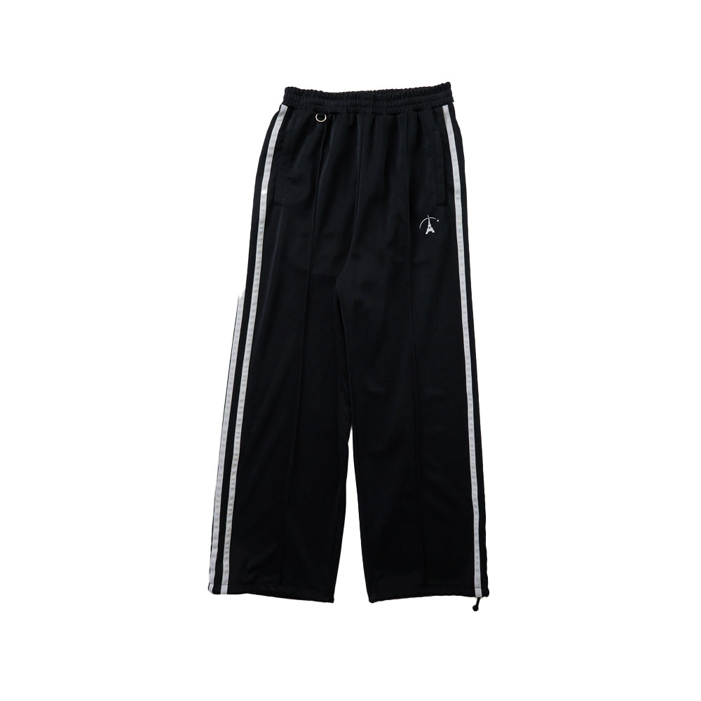 VINTAGE EFFECT TRACK PANT｜BLACK
