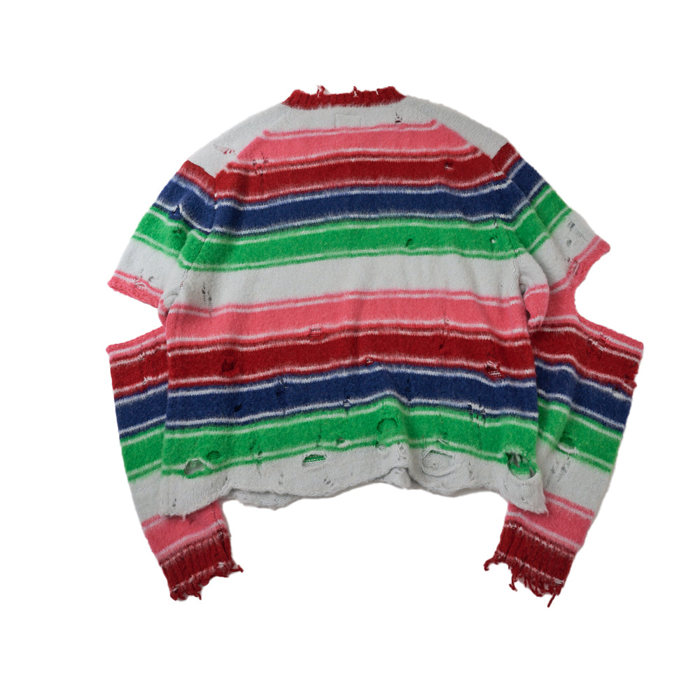 STRIPE OVERSIZE PULLOVER｜MULTI