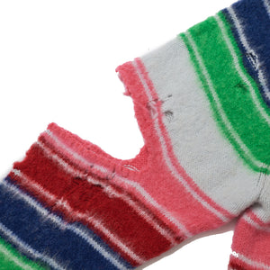 STRIPE OVERSIZE PULLOVER｜MULTI