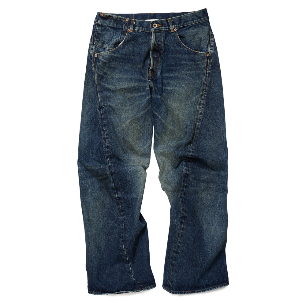 USED FINISH DENIM PANTS｜INDIGO