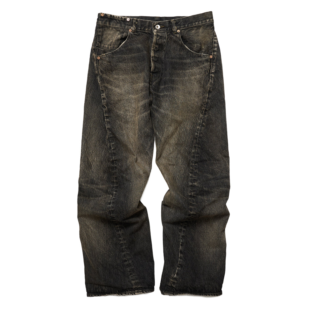 USED FINISH DENIM PANTS｜BLACK