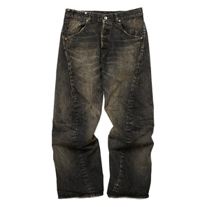 USED FINISH DENIM PANTS｜BLACK