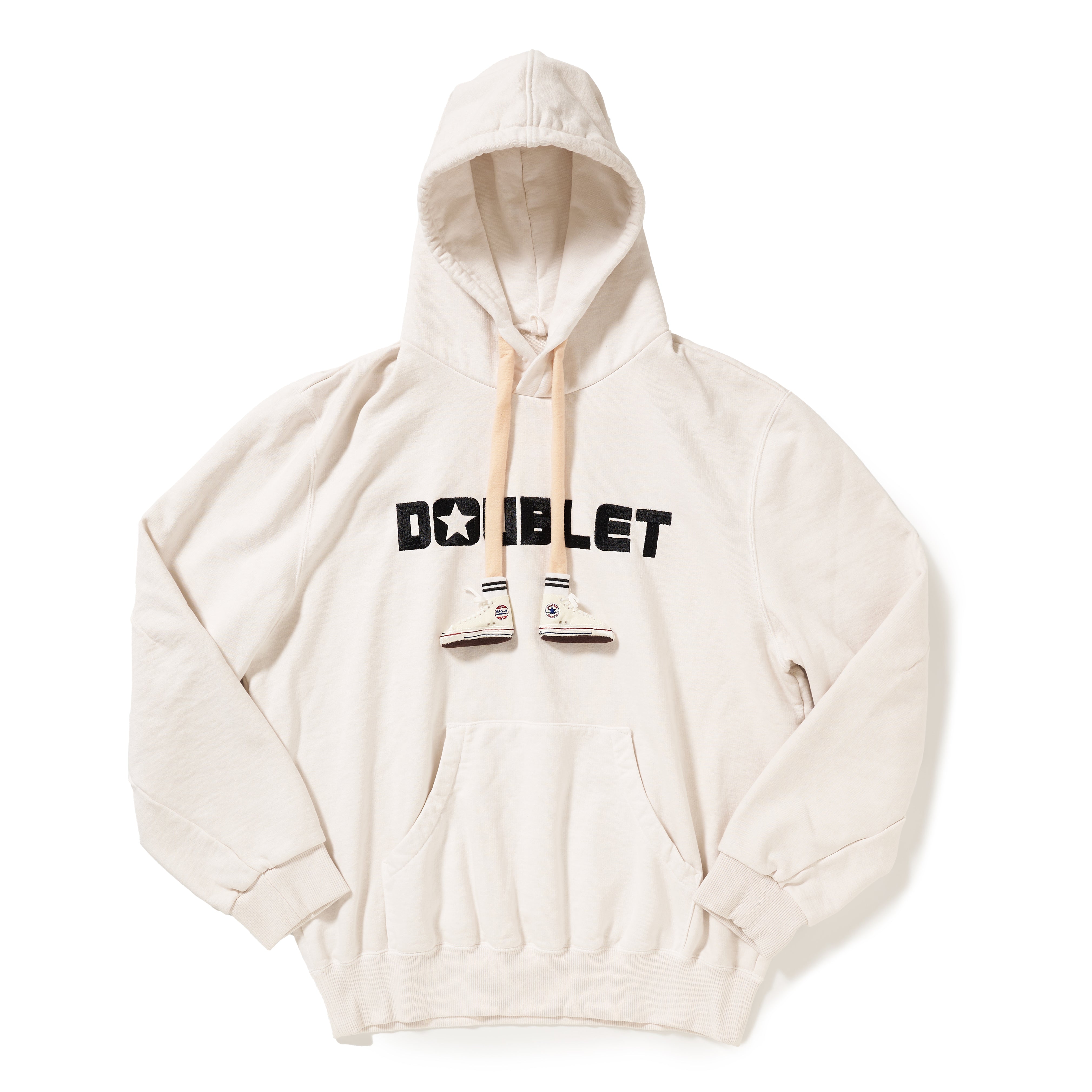JACK PARCELL ALLSTER" EMBROIDERY HOODIE｜WHITE