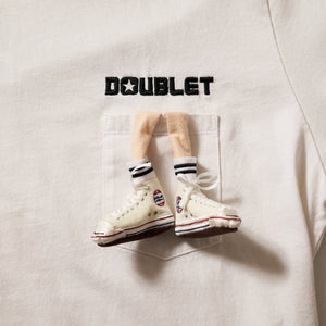 JACK PARCELL ALLSTER" EMBROIDERY T-SHIRT｜WHITE