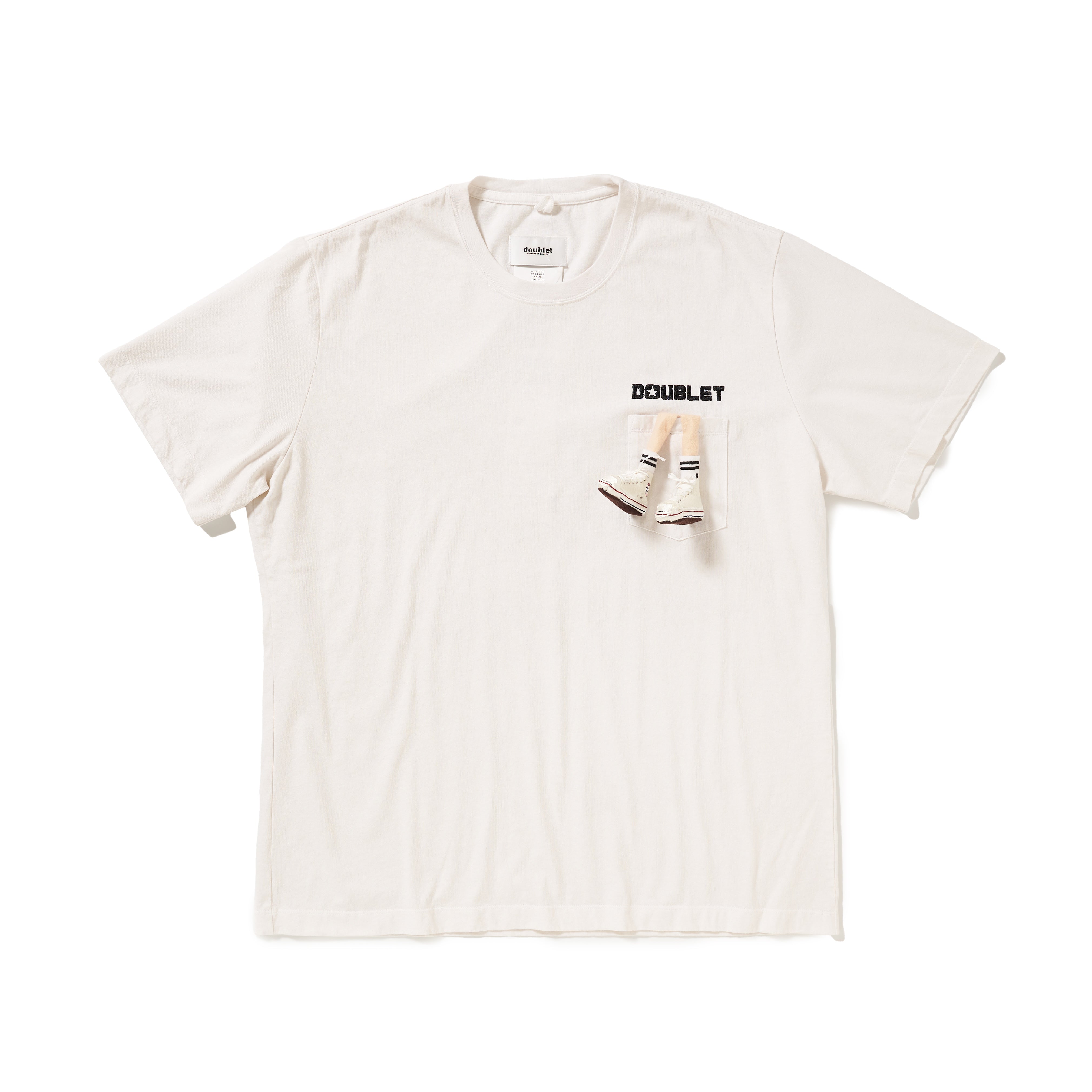 JACK PARCELL ALLSTER" EMBROIDERY T-SHIRT｜WHITE