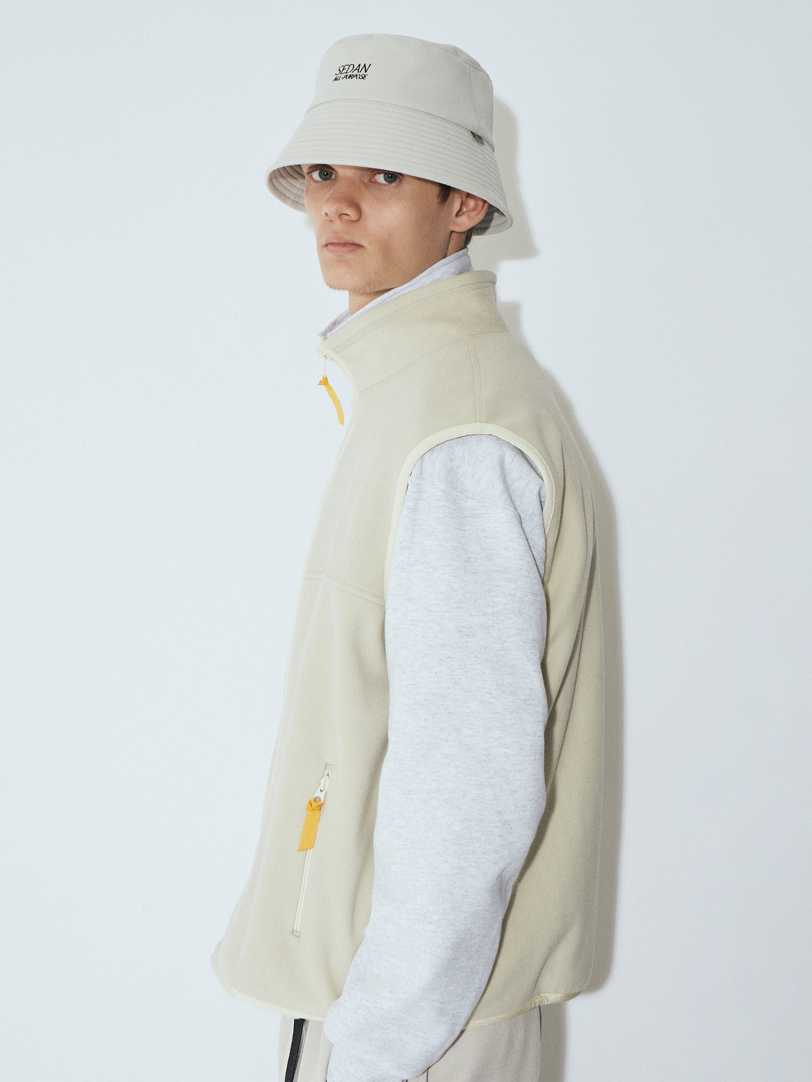 OG LOGO BUCKET HAT｜LIGHT GREY