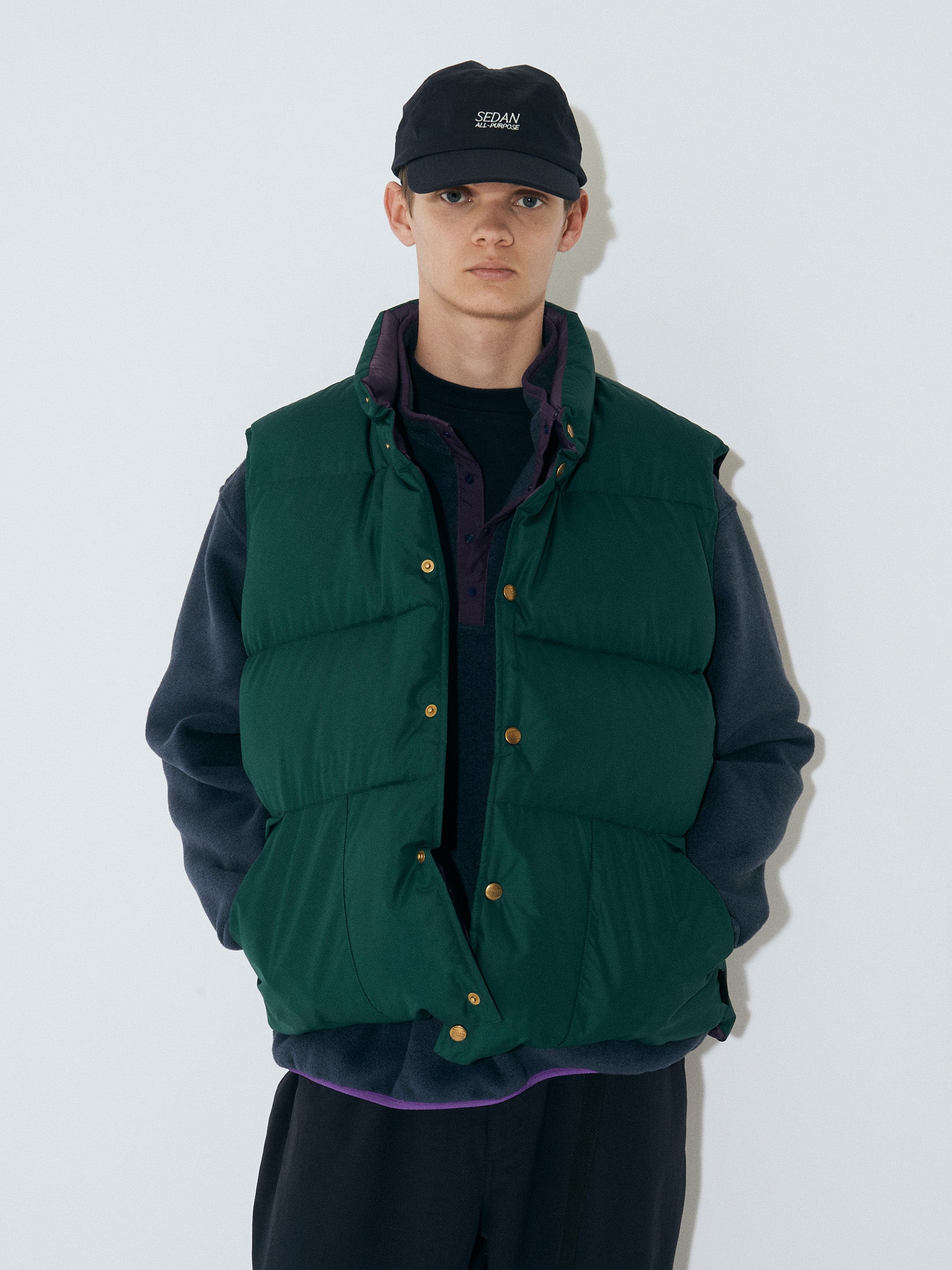 CLASSIC DOWN VEST｜GREEN