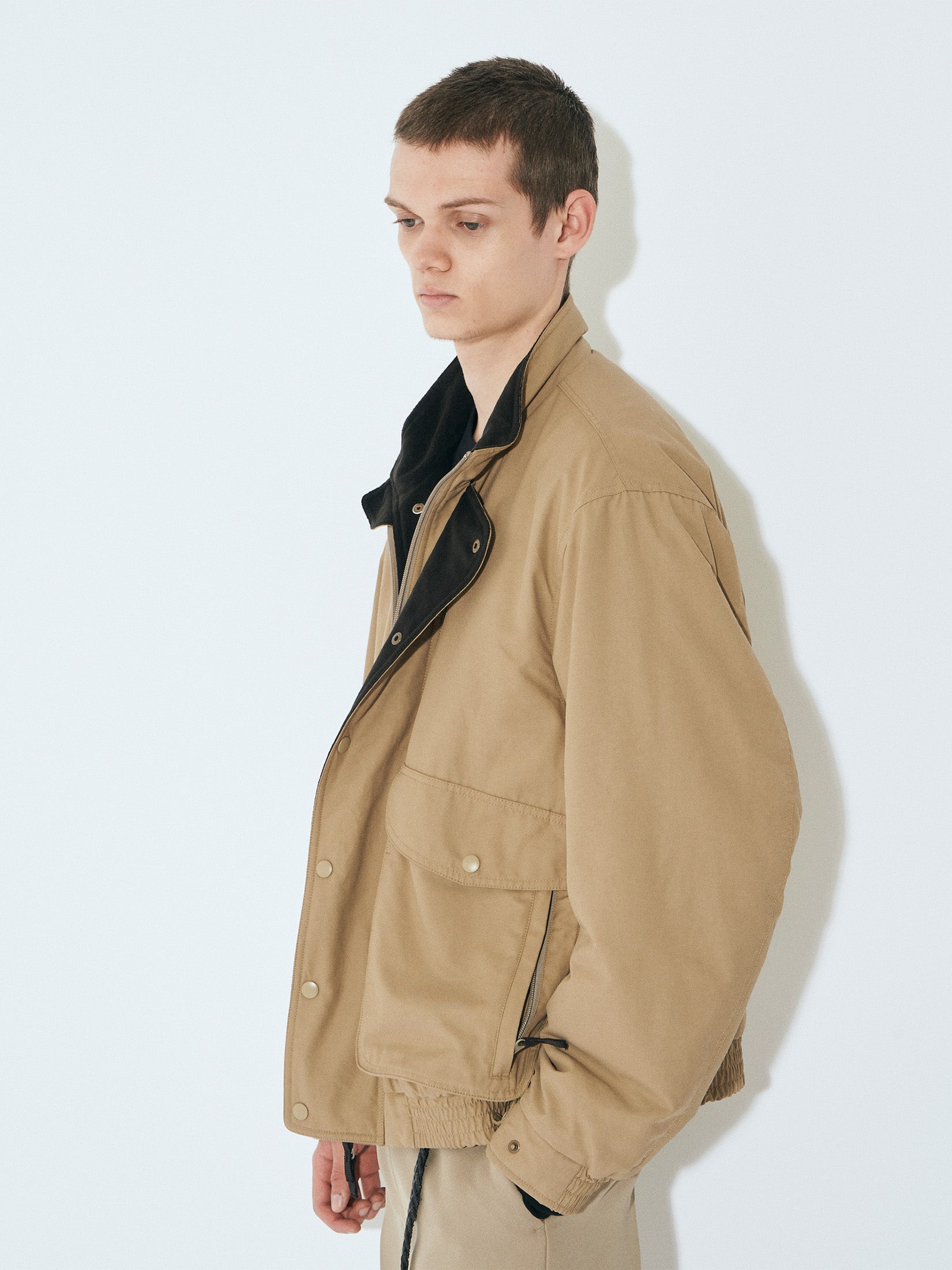 FLEECE LINED JACKET｜KHAKI