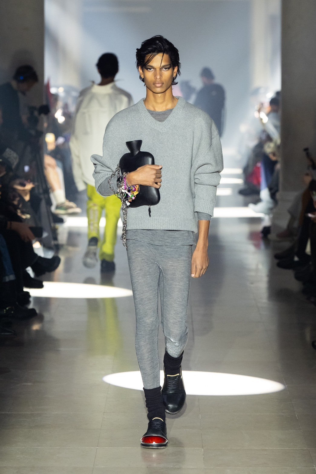 BOUNCE FUSION KNIT PULLOVER｜GREY