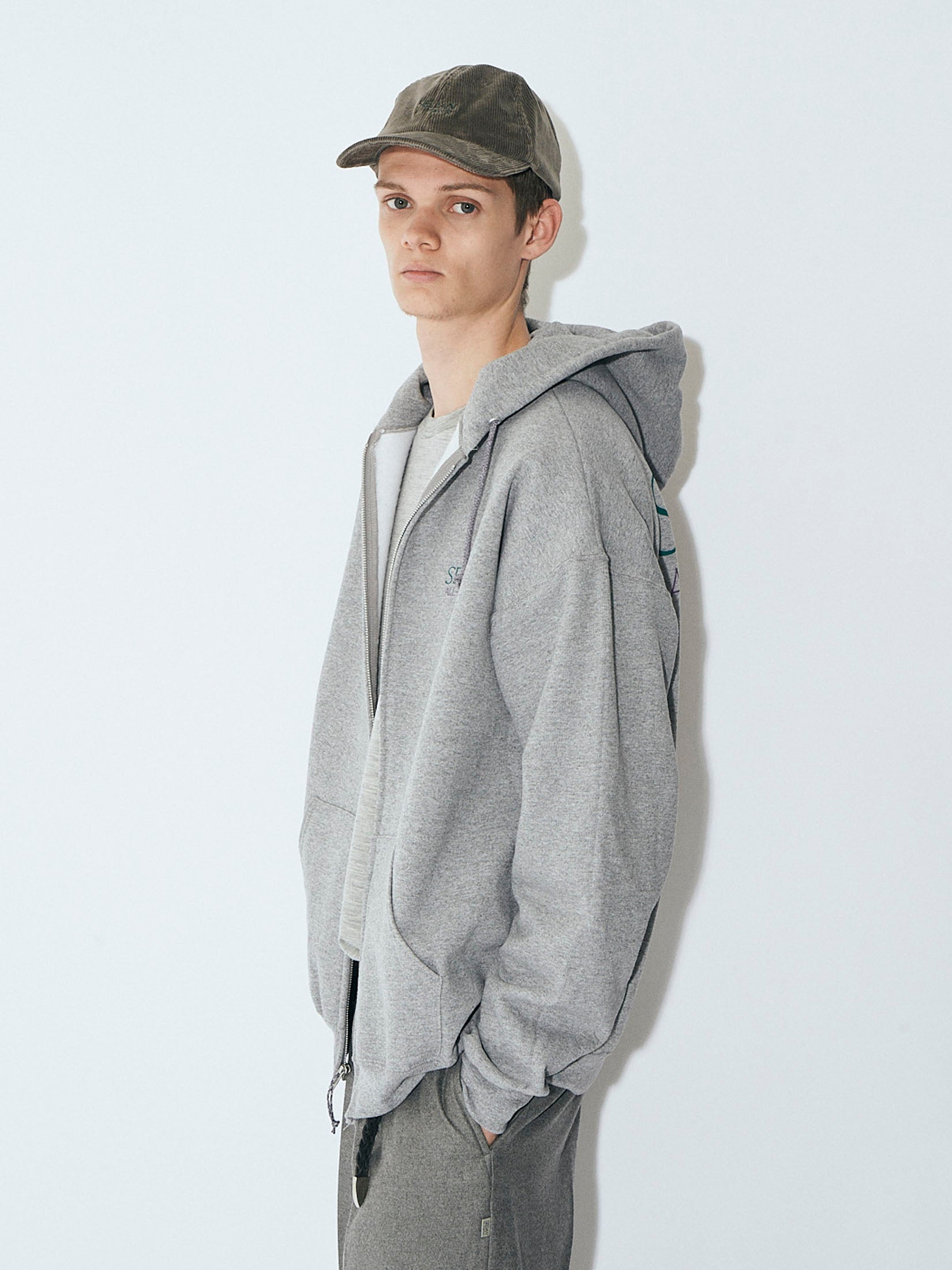 OG LOGO FULL ZIP HOODIE｜OXFORD