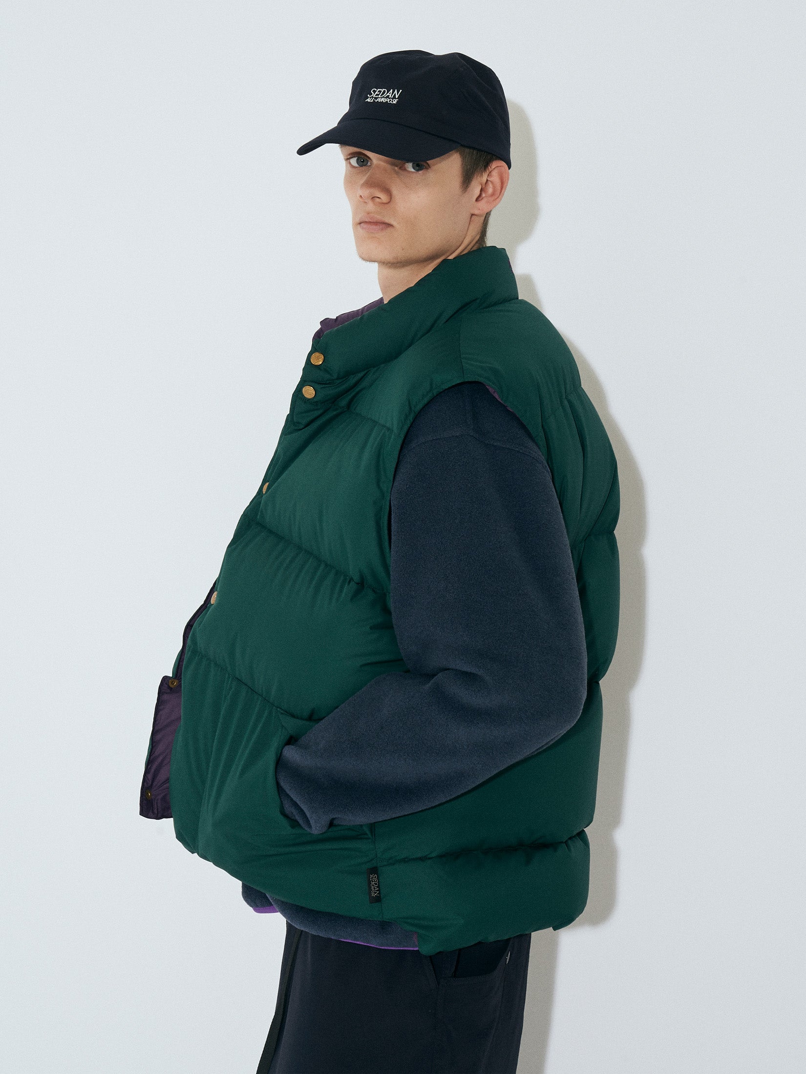 CLASSIC DOWN VEST｜GREEN