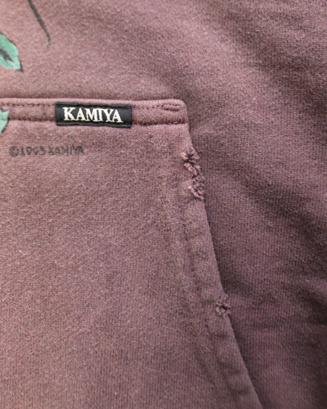"ROSE" DISTRESSED DISTRESSED ZIP-UP SHORT HOODIE｜BROWN