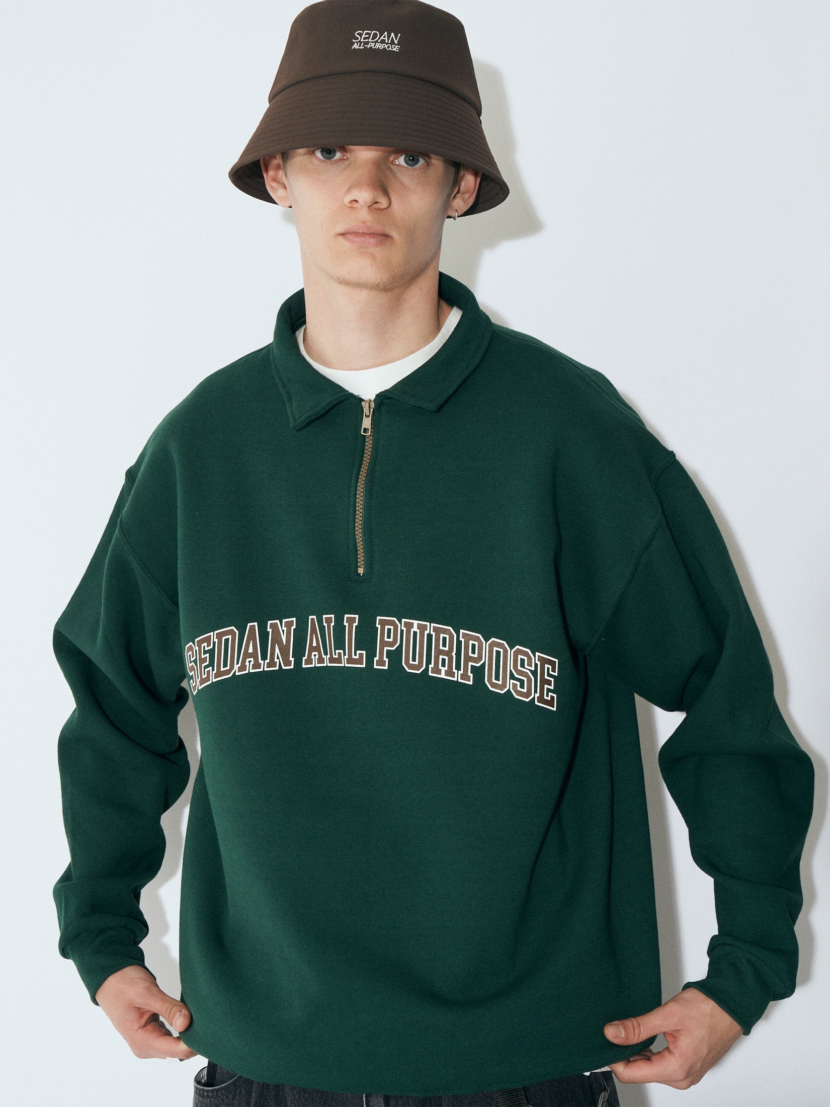 OG LOGO BUCKET HAT｜BROWN