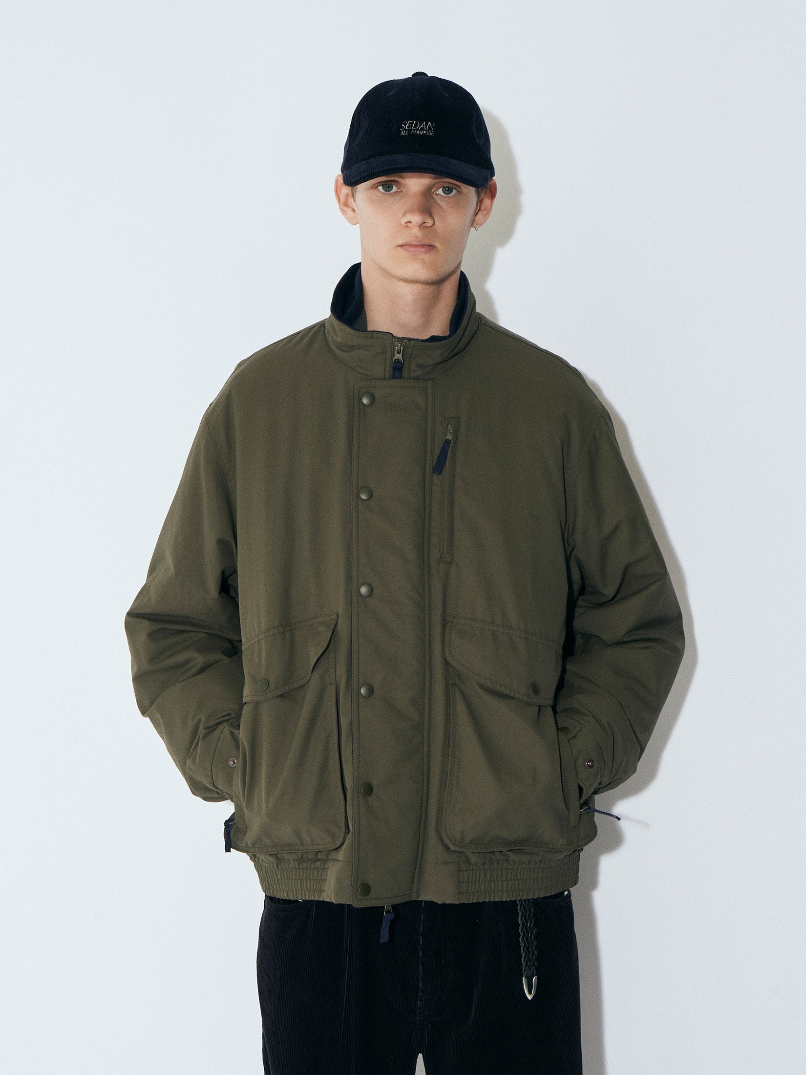 FLEECE LINED JACKET｜OLIVE