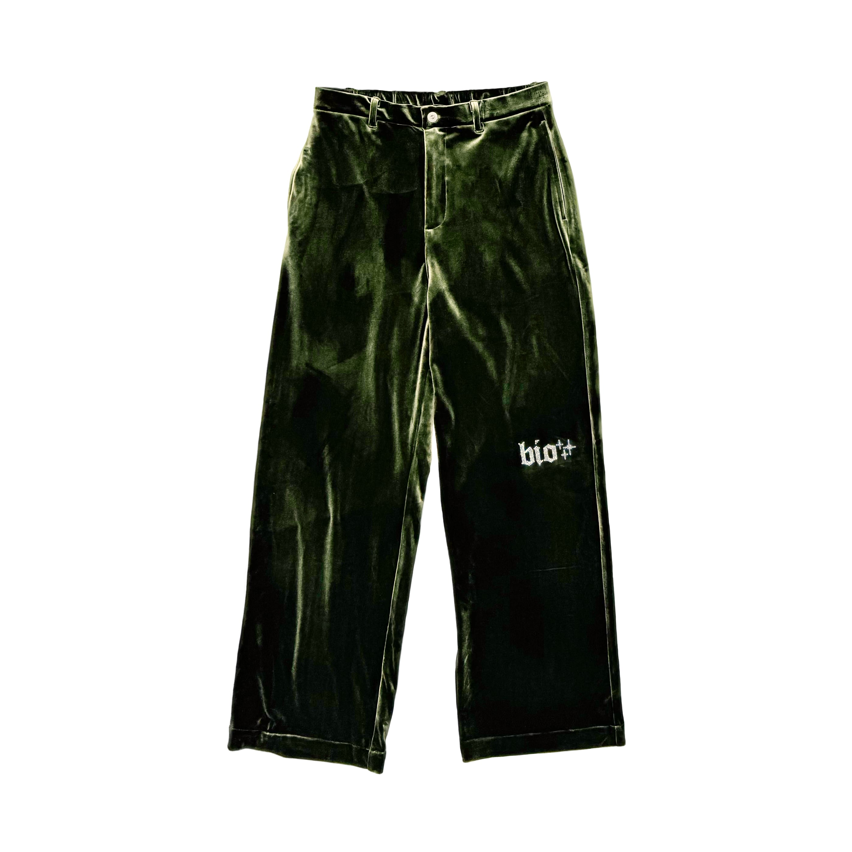 VELOUR TROUSERS｜GREEN