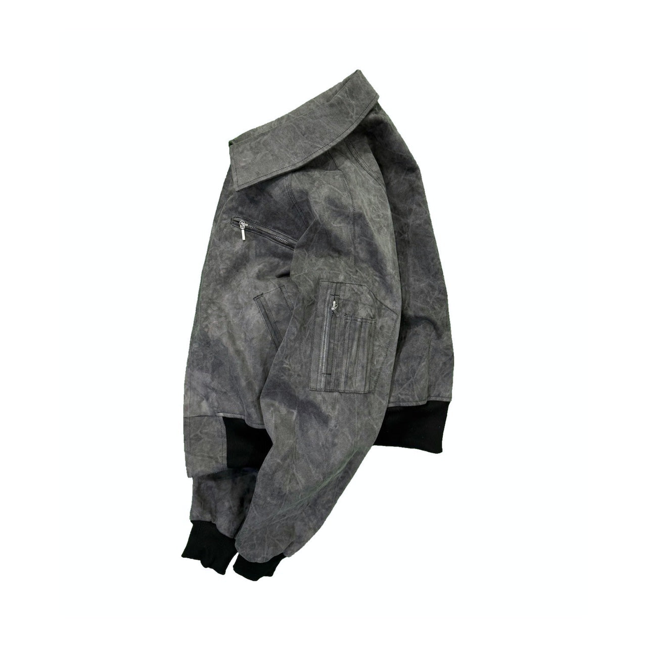 DYED WORK BOMBER｜ DYED BLACK