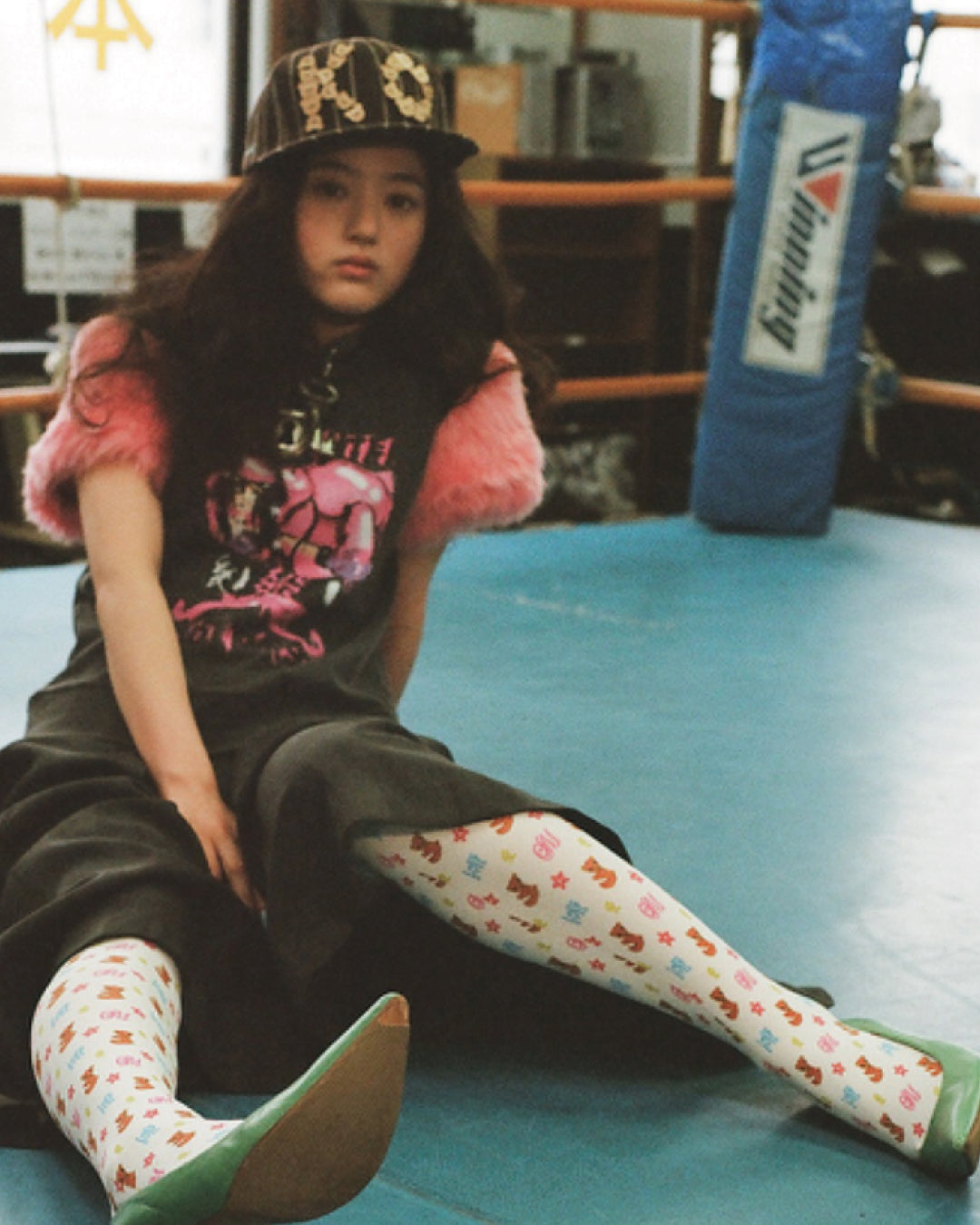 Tシャツ・カットソー [MOMENTEL] boxing glove Pink Pur T-shirt BOXING GLOVE PINK PUR T-SHIRT – NOU-KON