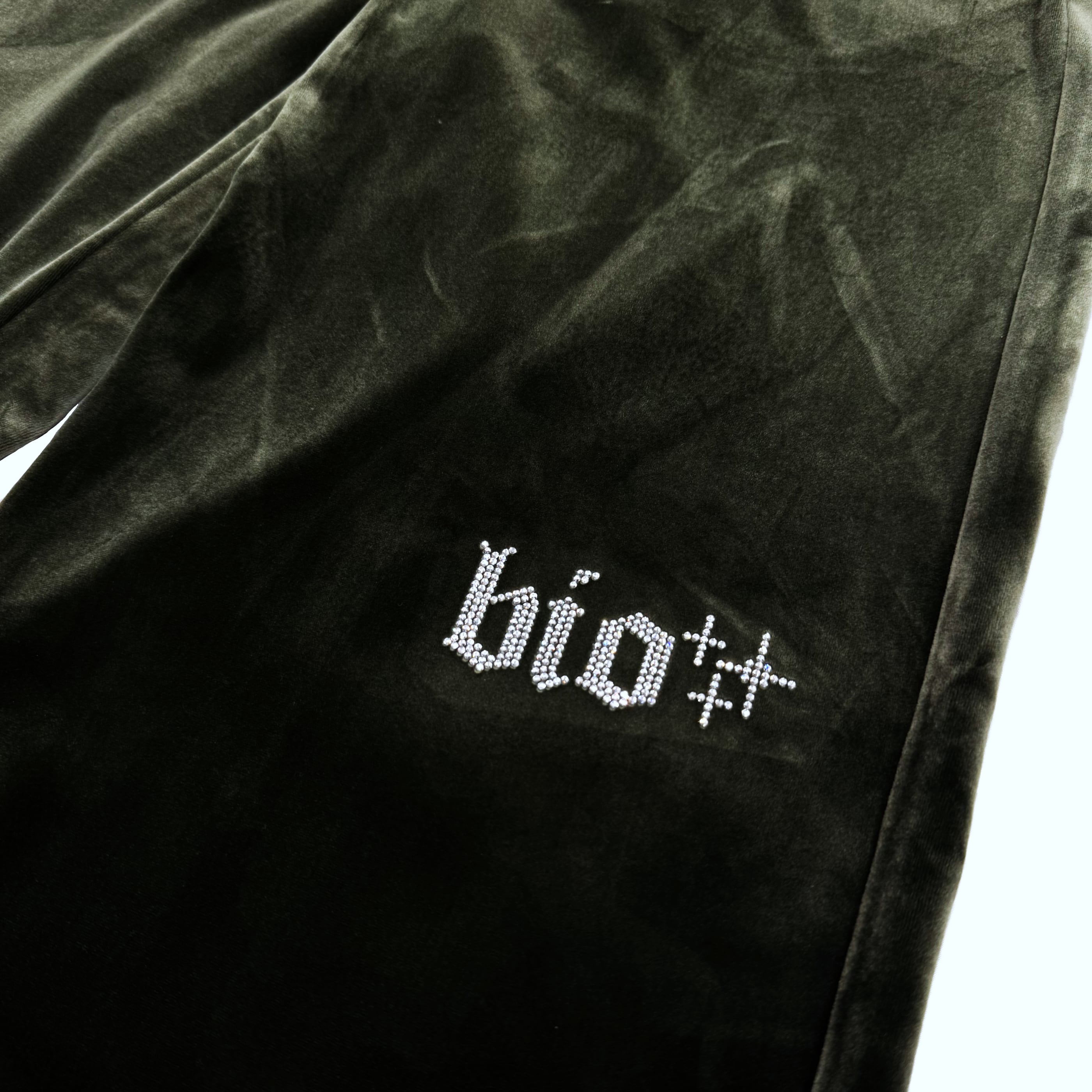 VELOUR TROUSERS｜GREEN