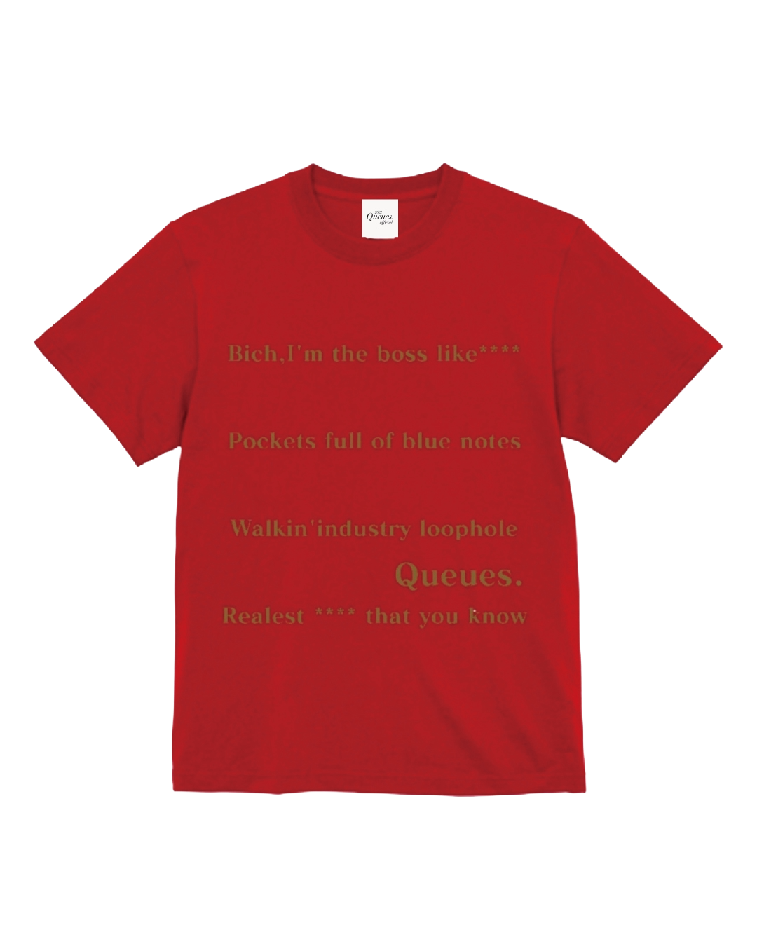 ''BOSS***TSHIRT''｜RED