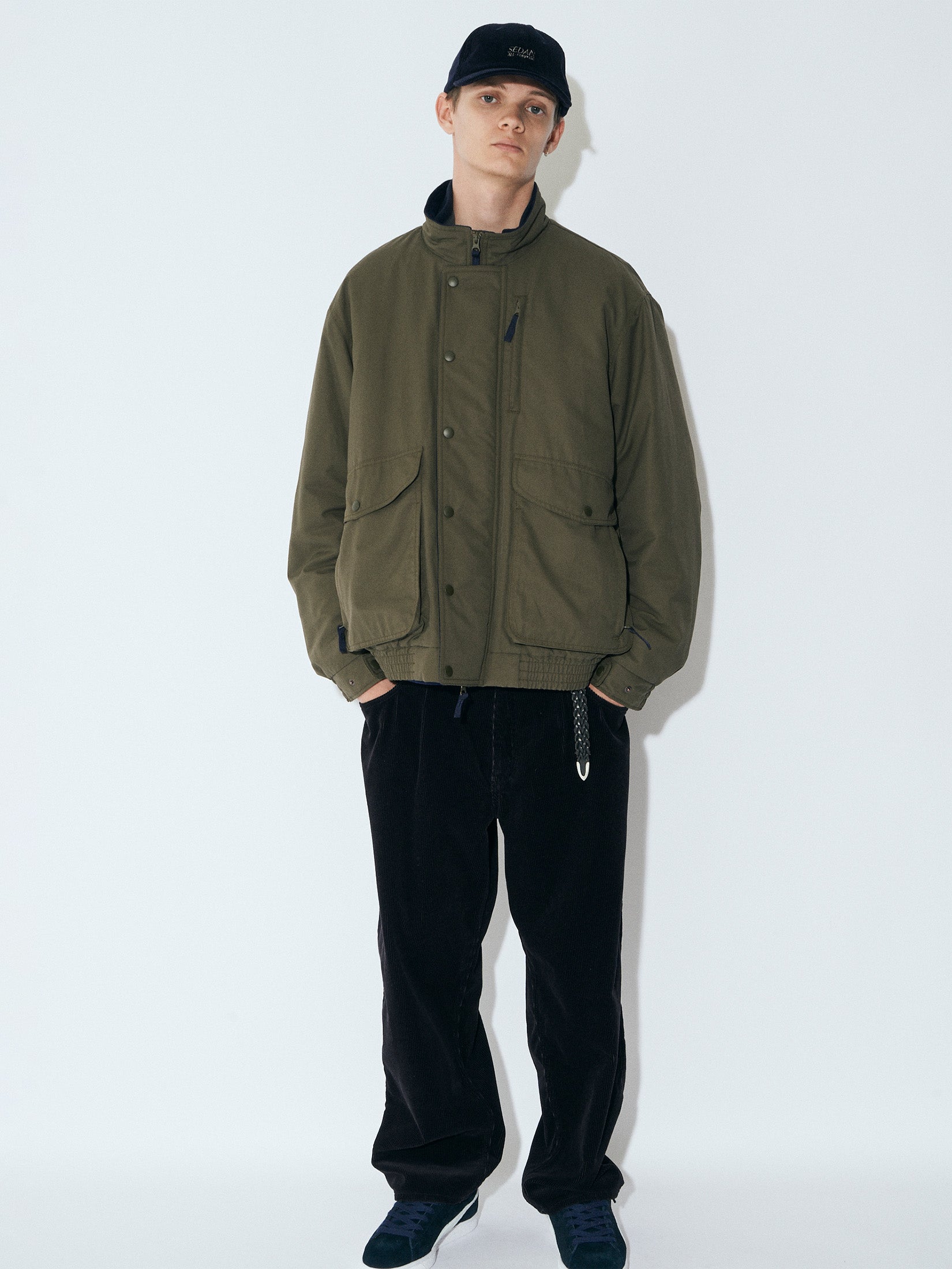 FLEECE LINED JACKET｜OLIVE