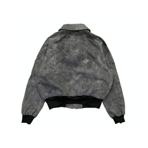 DYED WORK BOMBER｜ DYED BLACK