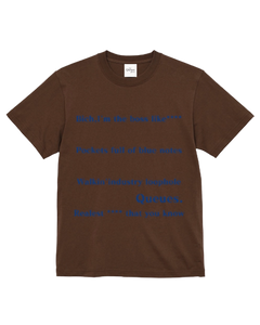 ''BOSS***TSHIRT''｜BROWN