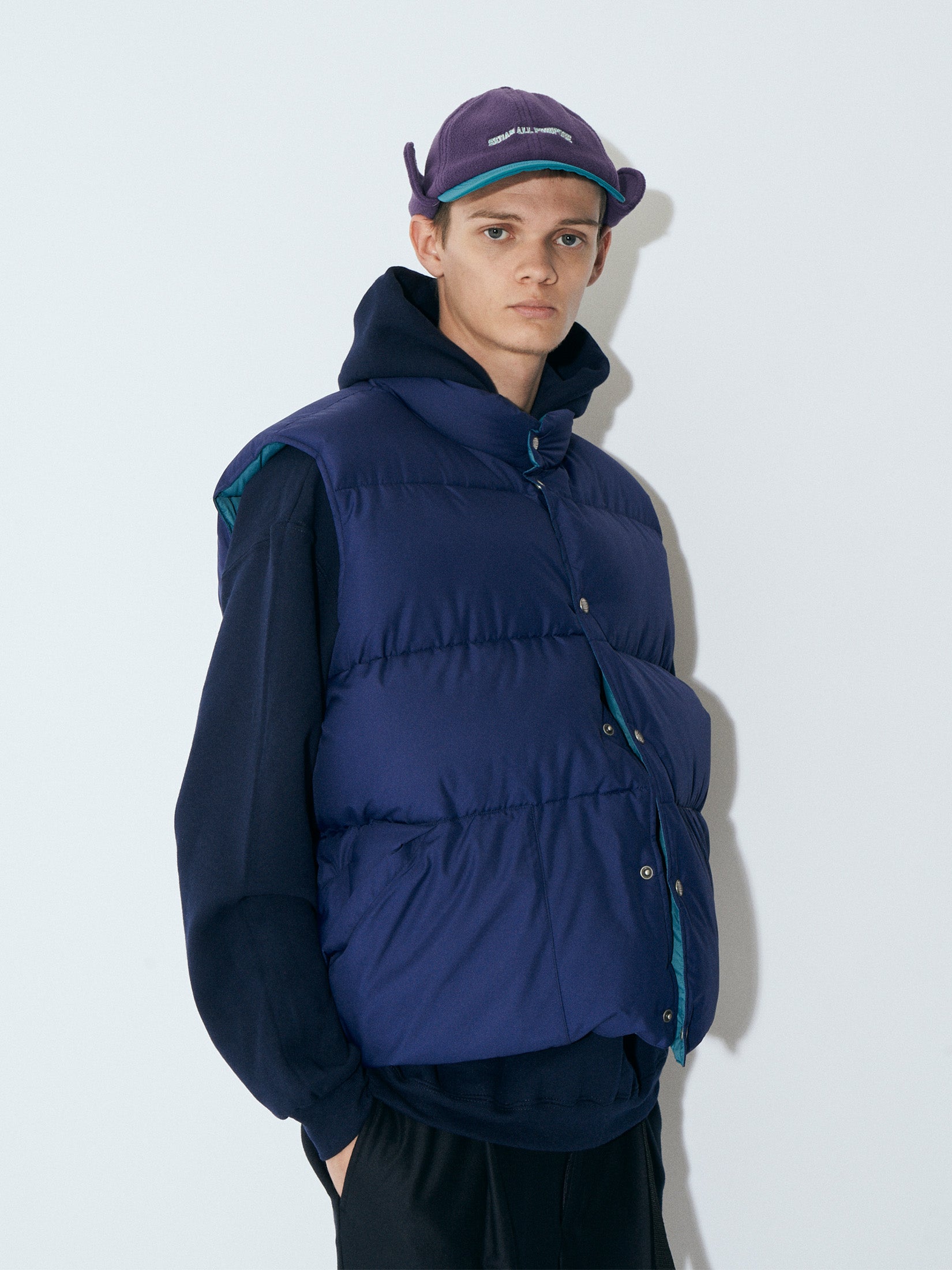 CLASSIC DOWN VEST｜NAVY