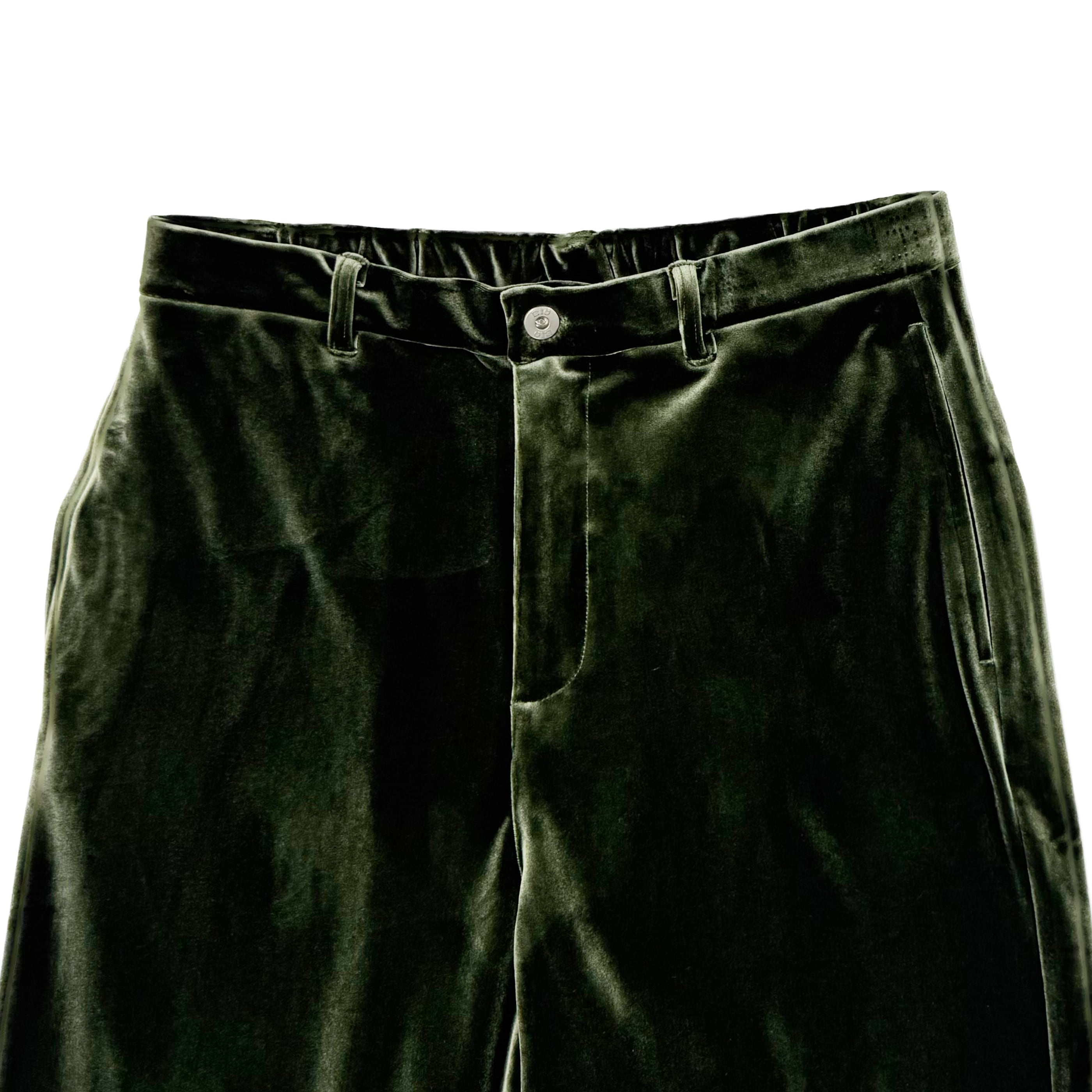 VELOUR TROUSERS｜GREEN