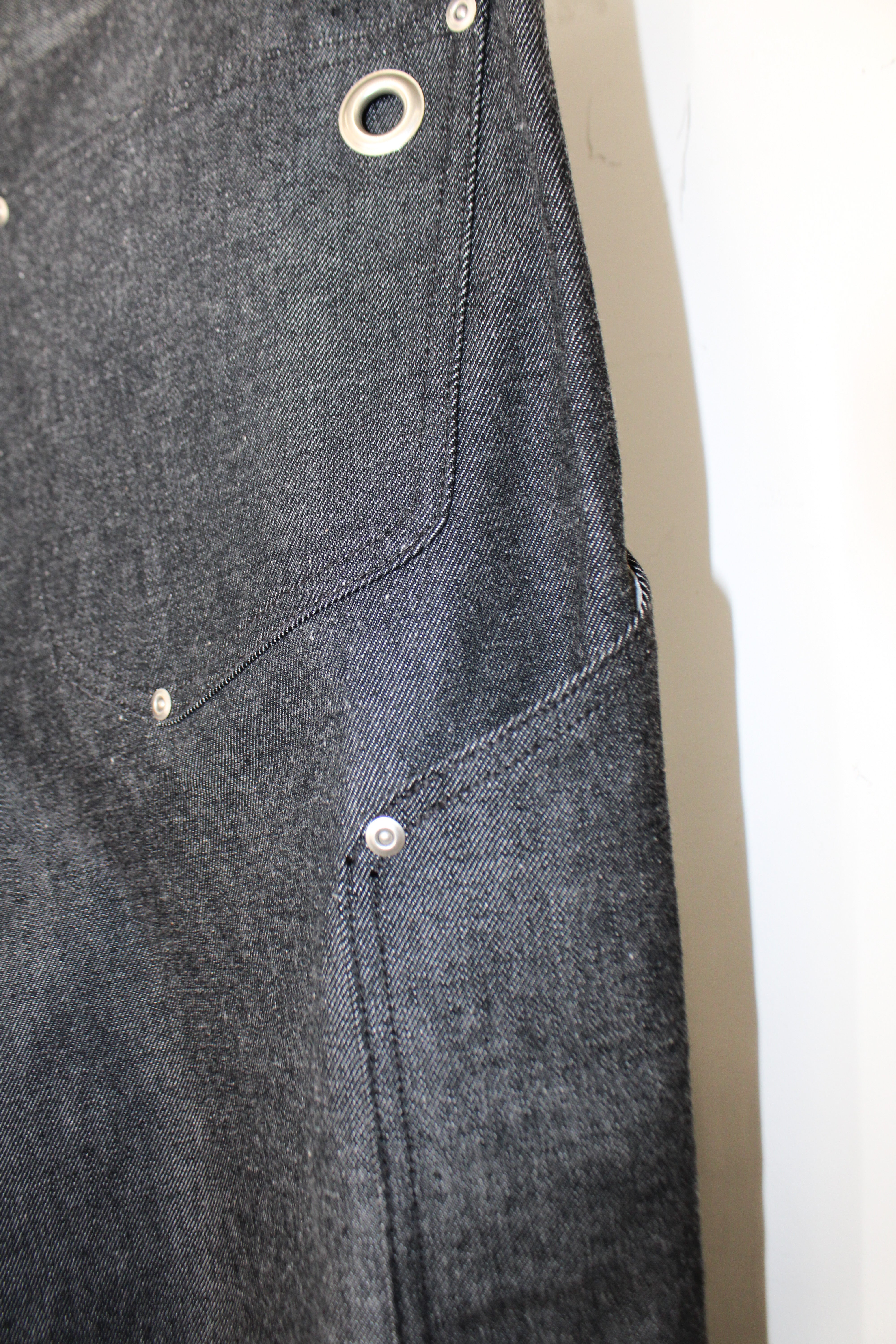NEWCOMMUNE BAGGY DENIM SHORT｜BLACK